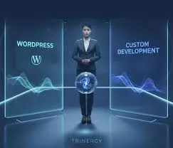 Custom frontend versus WordPress theme for a growing business