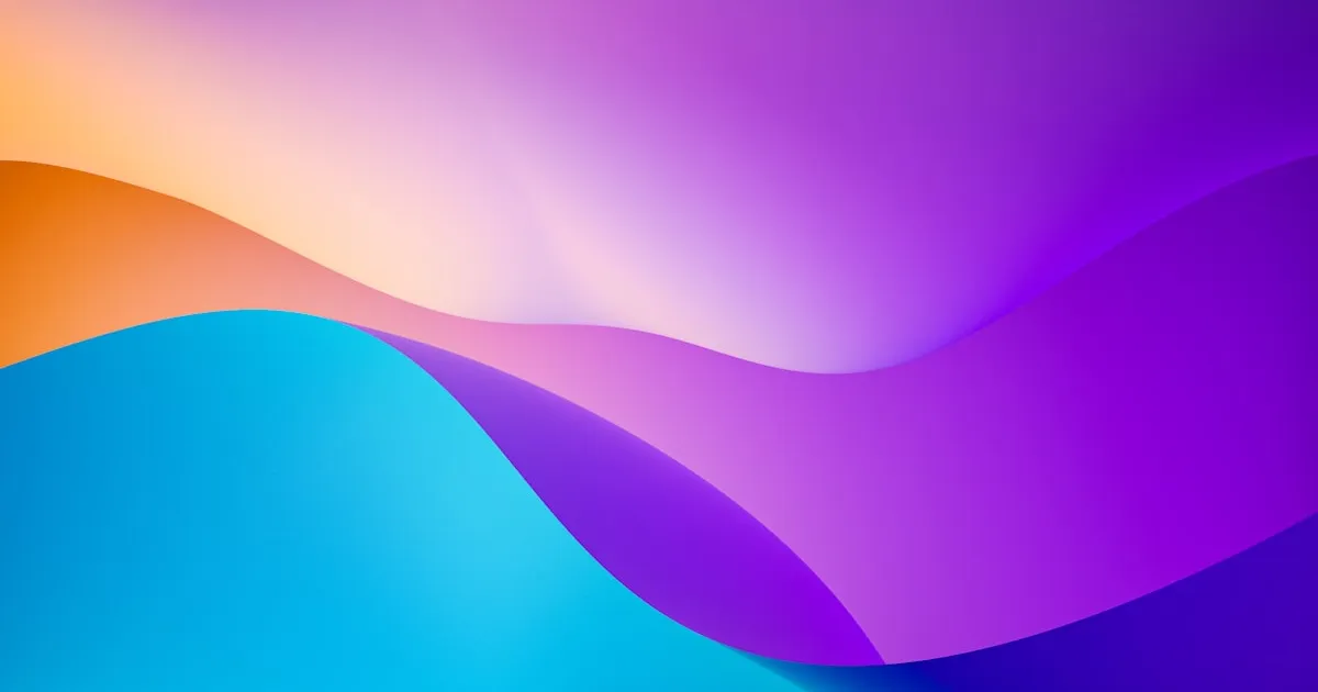 Abstract gradient shapes representing motion design and web animation