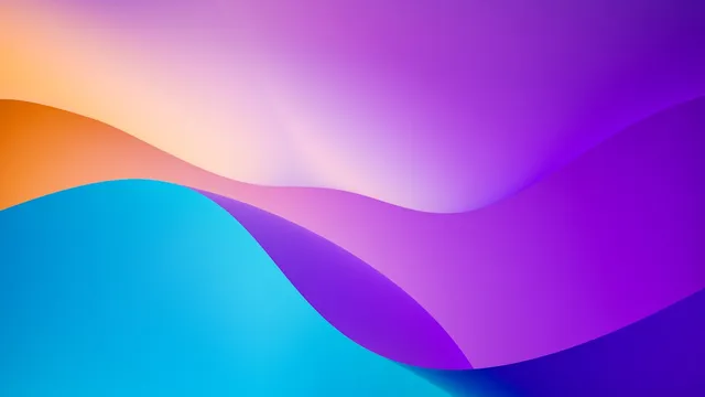 Abstract gradient shapes representing motion design and web animation