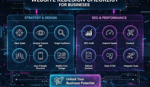 Website redesign checklist for business owners planning a new website